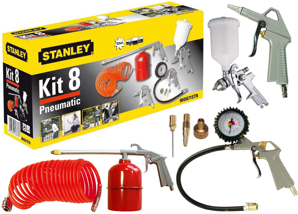Pneumatiska tillbehörssats Kit8 8 El.