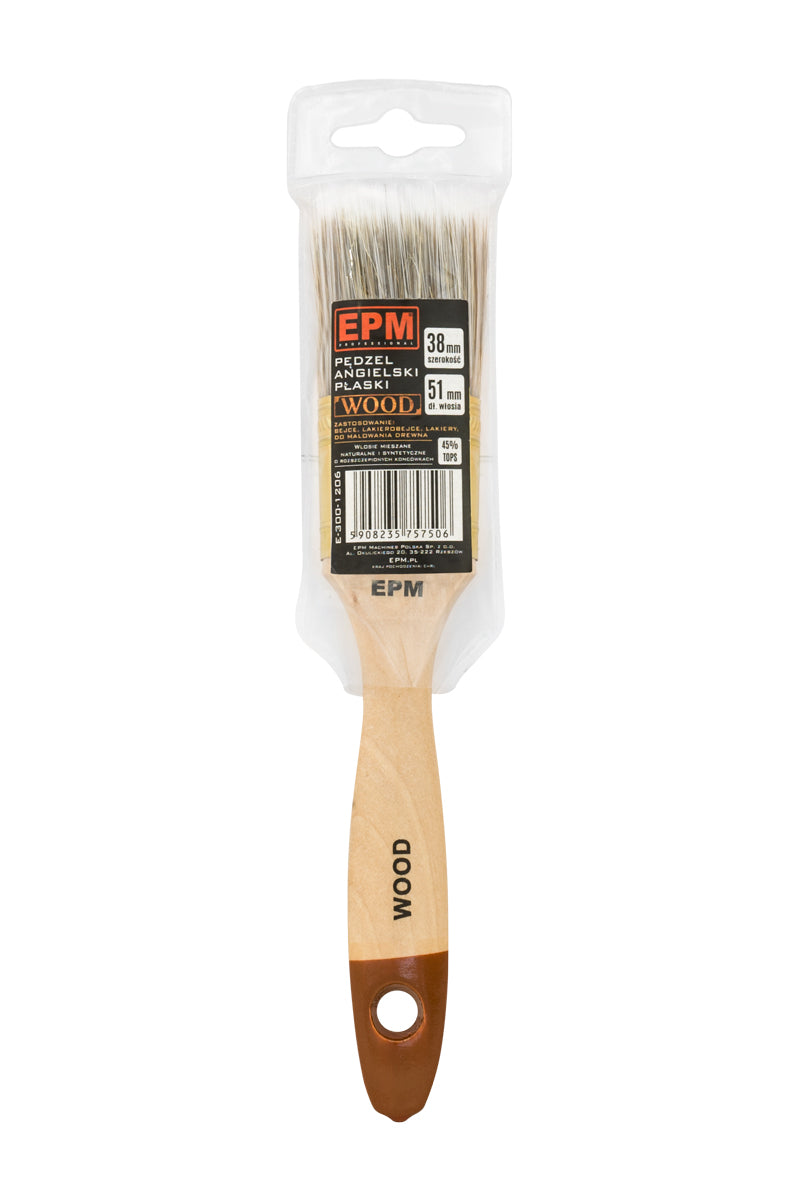Brosse à bois plate anglaise 76mm - 3'
