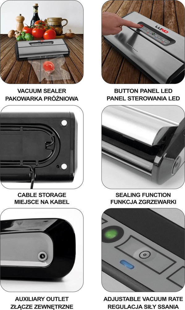 175W vacuümvoedselverpakkingsmachine