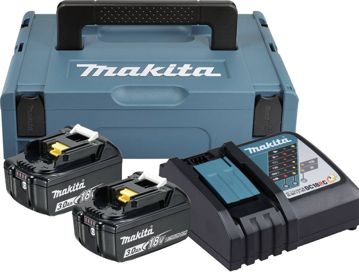 Kit De Alimentación Makpac 18v 2*3.0ah Bl1830b+dc18rc