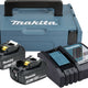 18v Makpac Power Kit 2*3,0ah Bl1830b+dc18rc