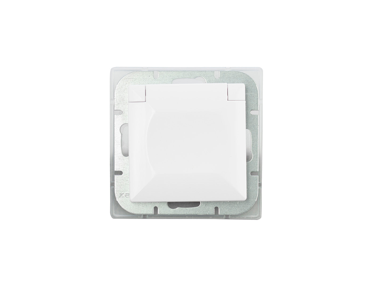 Pearl Prise Simple P/t Z/u Ip44 Blanc Rabat Blanc
