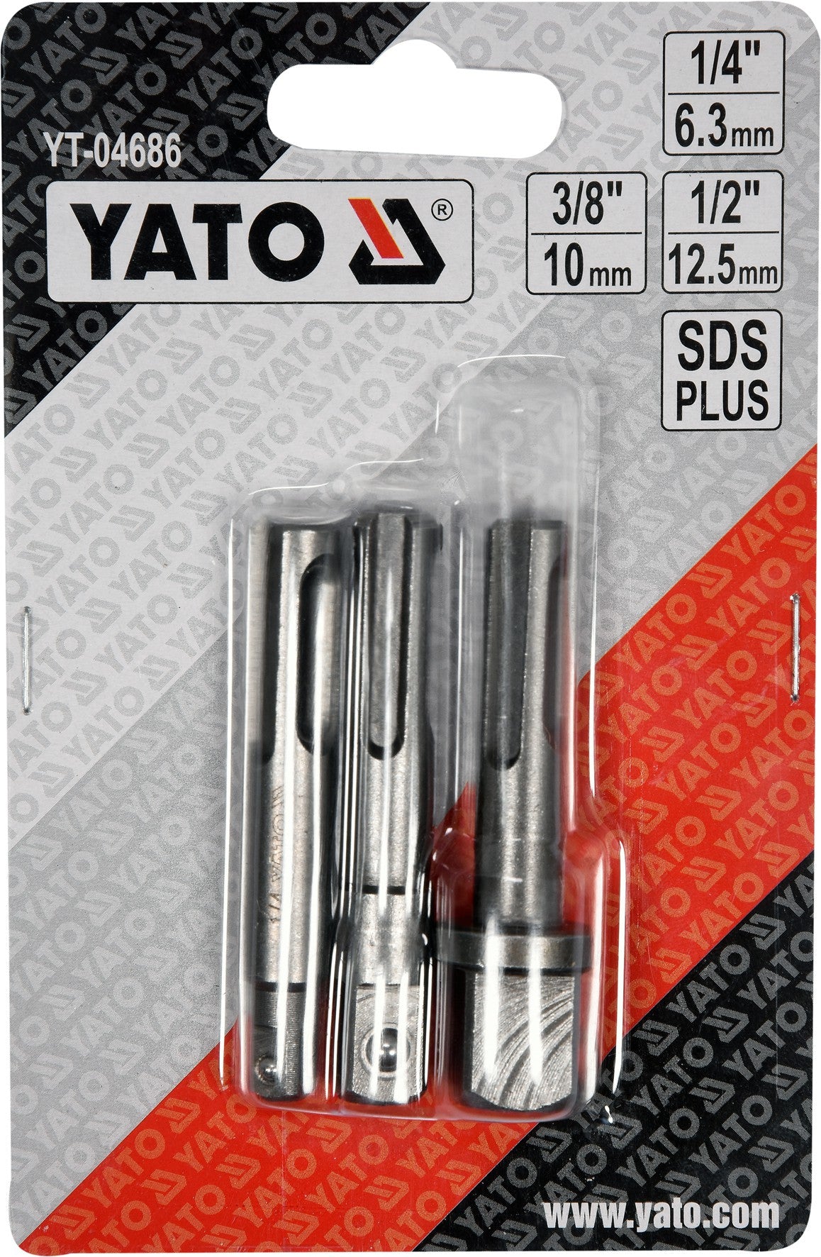 Adaptador Sds Plus Para Vasos 1/4'' 3/8'' 1/2''