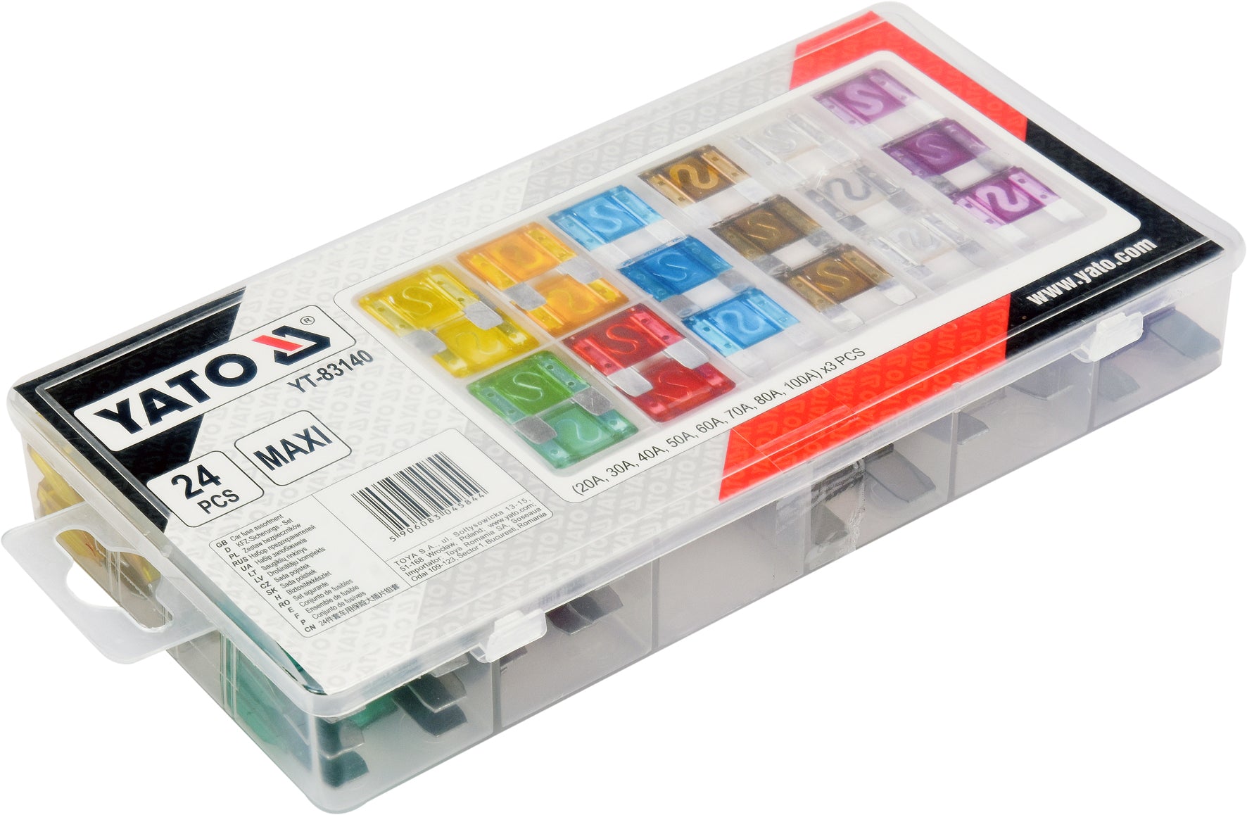 Juego de 24 fusibles Maxi Blade
