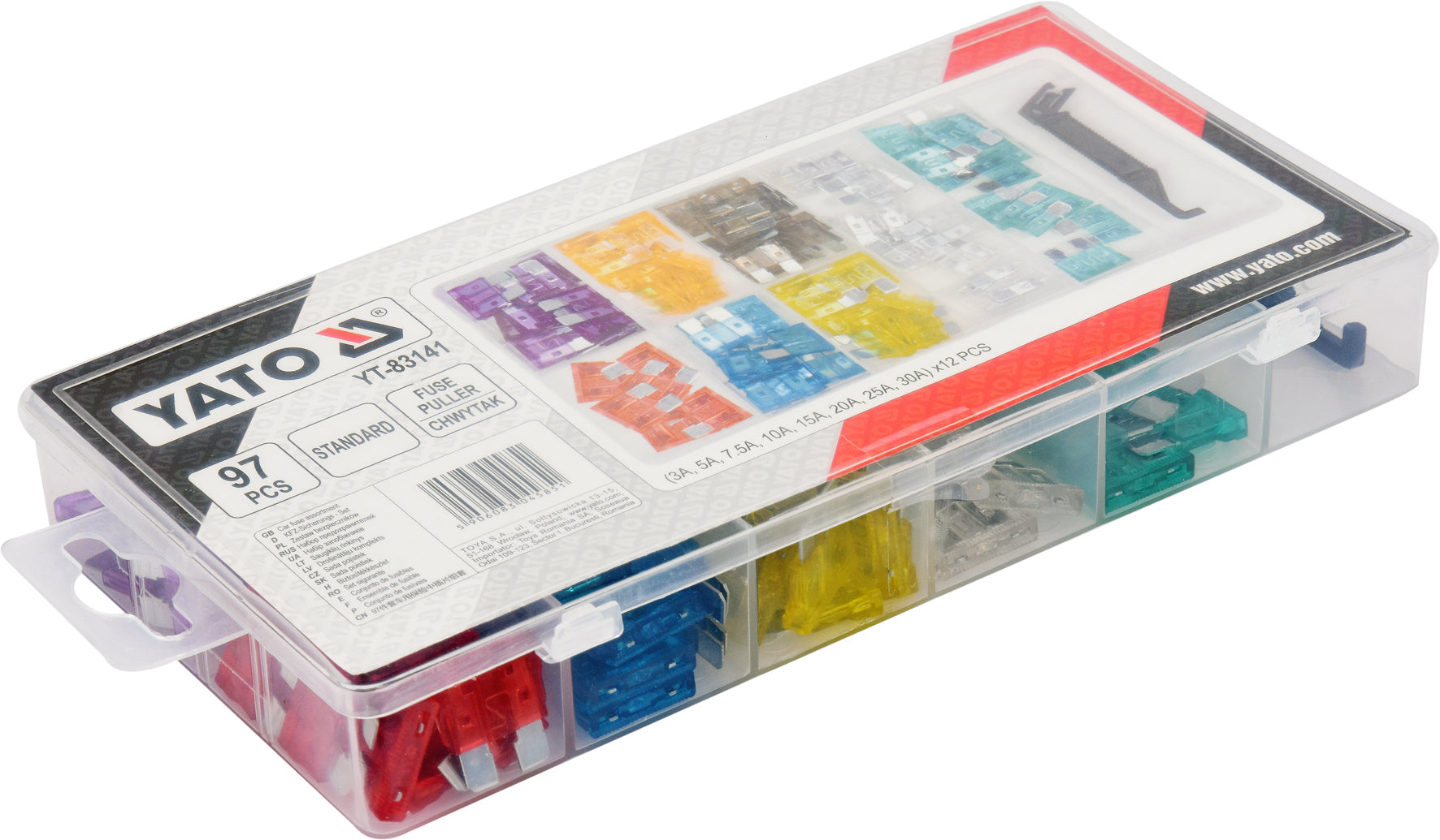 Set Of 97 Standard Blade Fuses