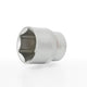 Short Socket 1/2'' 6-angle Satin 15mm