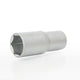 Long Socket 1/2'' 6-angle Satin 19mm