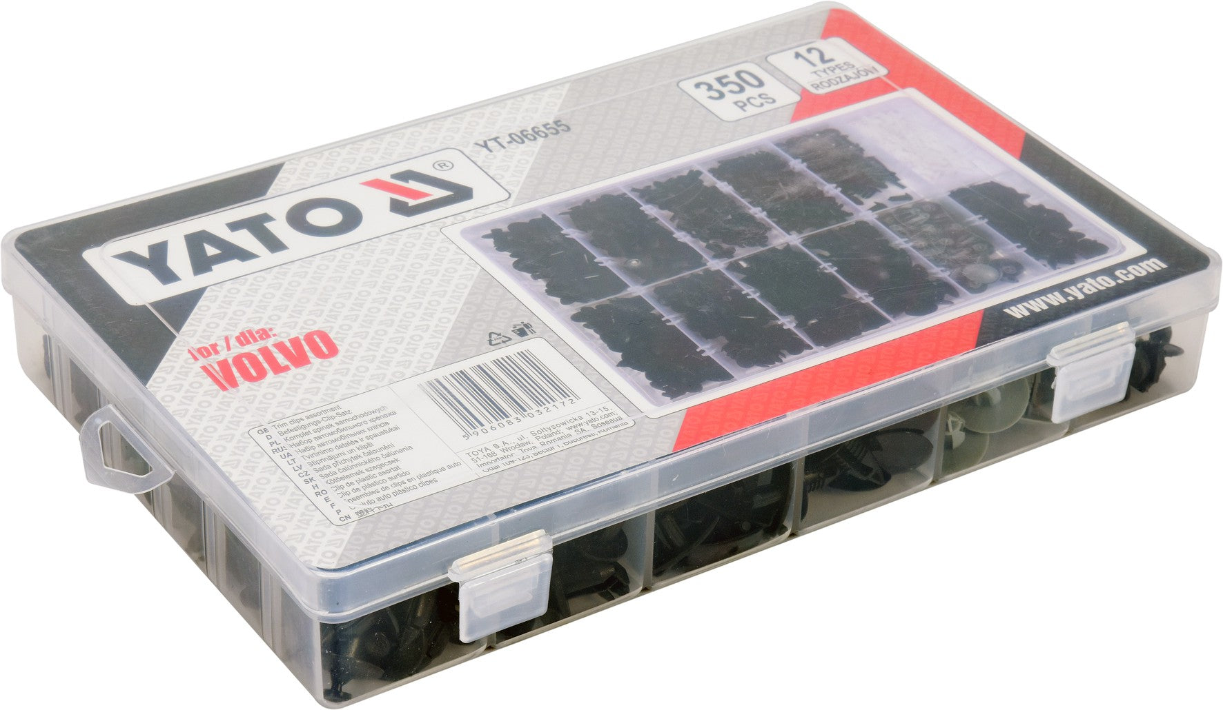 Volvo Car Clips Set 350 st