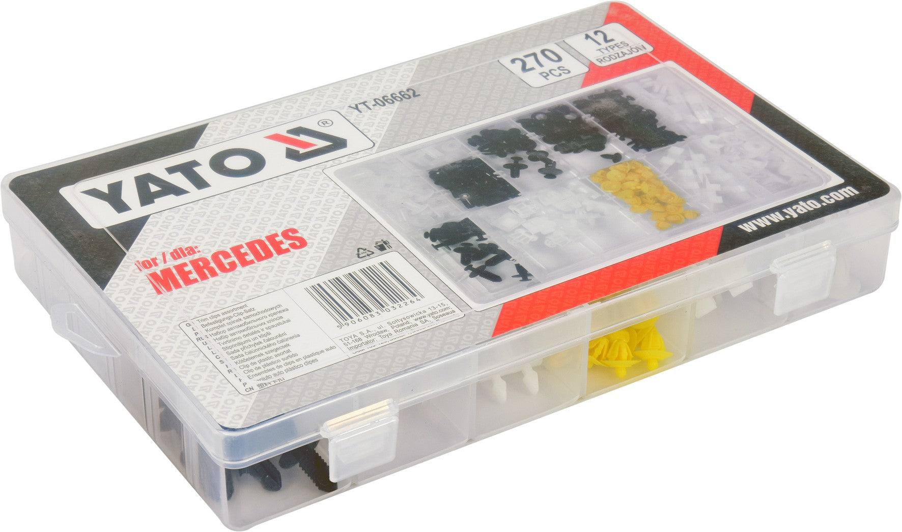 Satz Autoklammern Mercedes 270-tlg