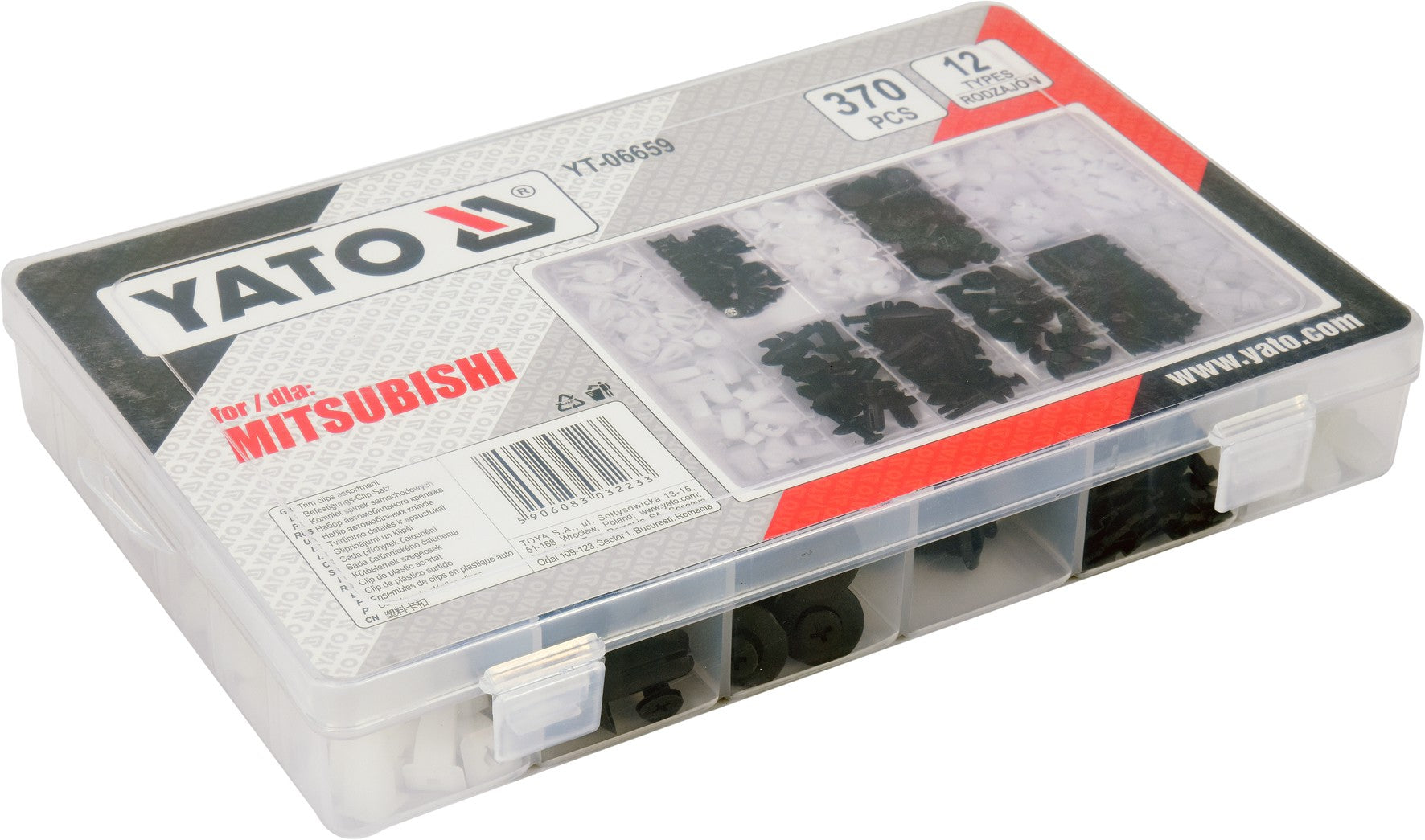 Set cleme auto Mitsubishi 370 buc