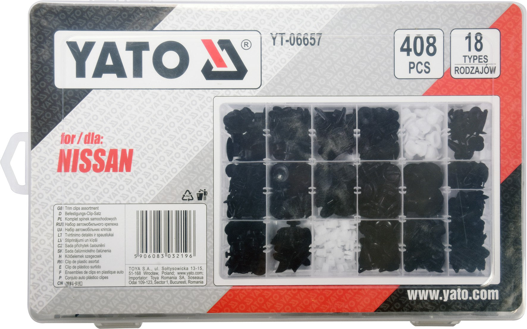 Set cleme auto Nissan 408 buc