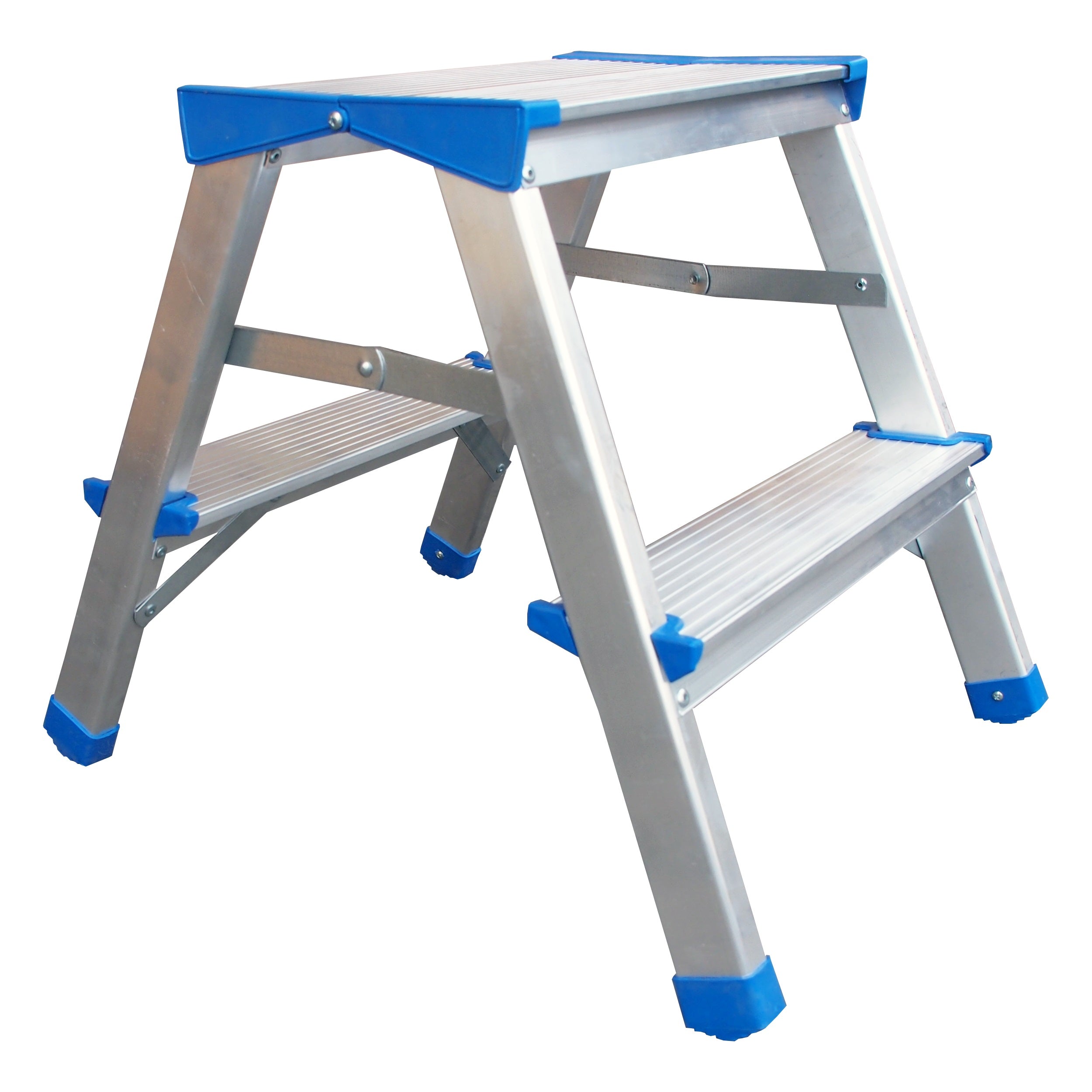 Stege Aluminium Fällbar pall 44cm 1 Steg + Plattform