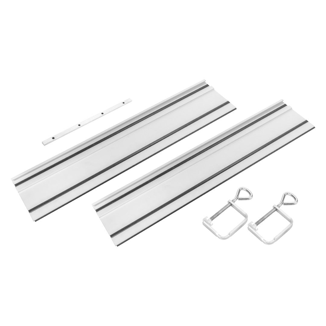 Trilhos guia 2*700mm 2 braçadeiras de conector