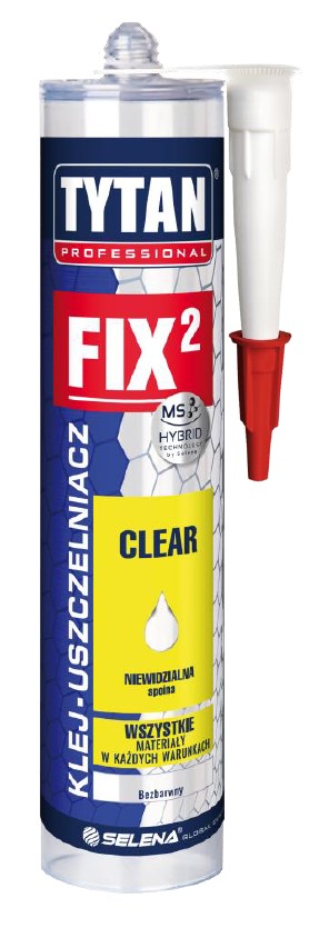 Fix2 čiré montážní lepidlo 290ml bezbarvé