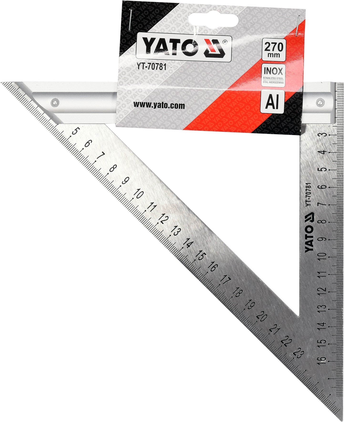 Quadrato in metallo 270mm