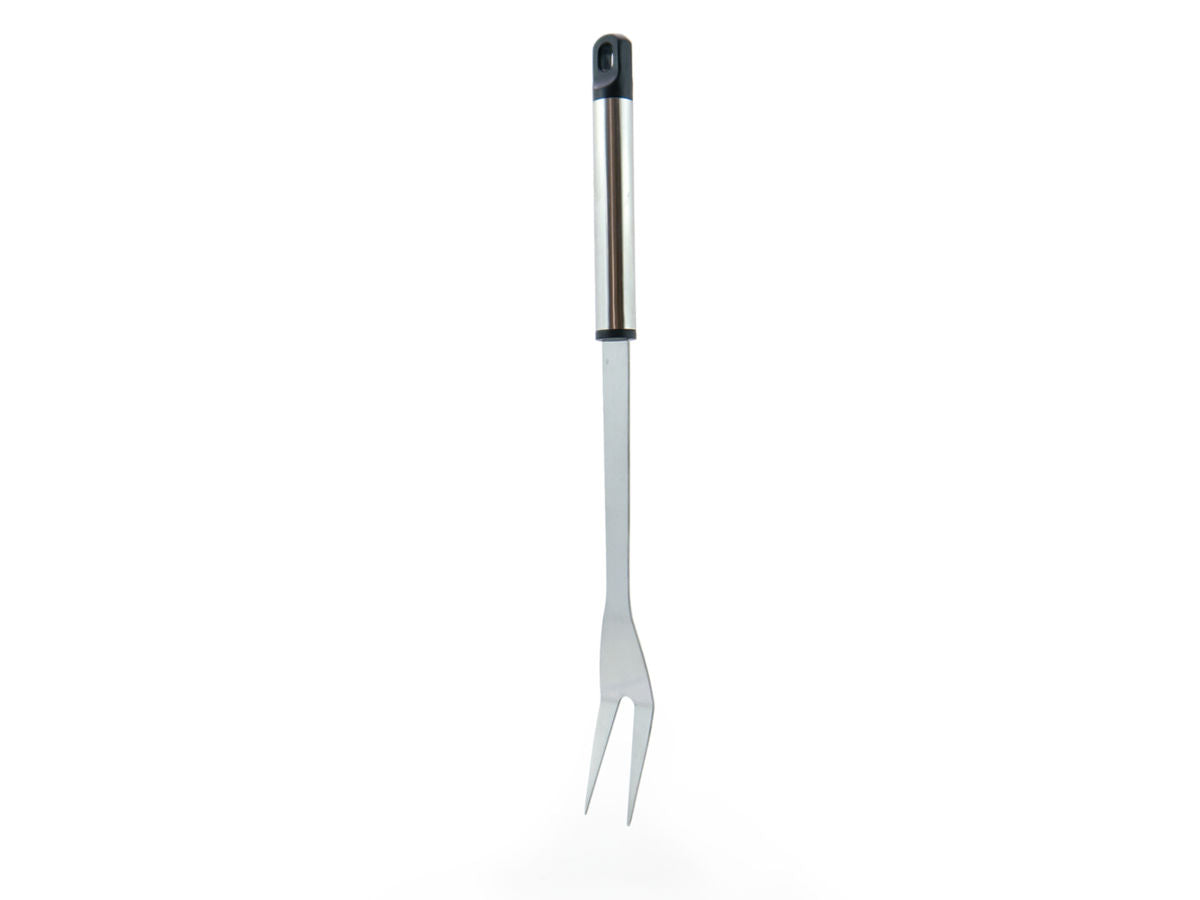 Forchetta per griglia in acciaio inossidabile, lunghezza 38 cm