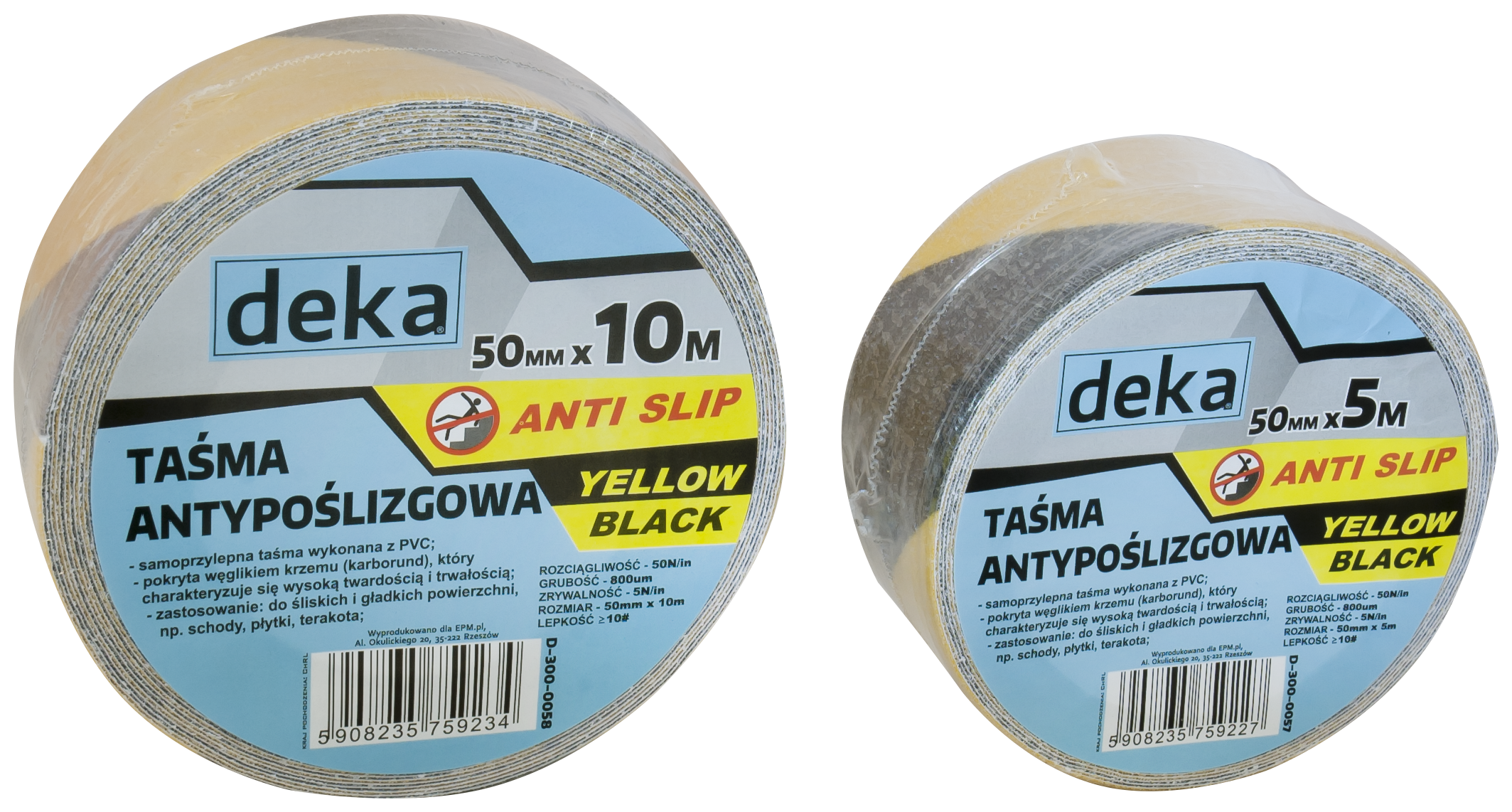 Cinta Antideslizante Antideslizante Amarillo-b 50mm*5m Negro/amarillo