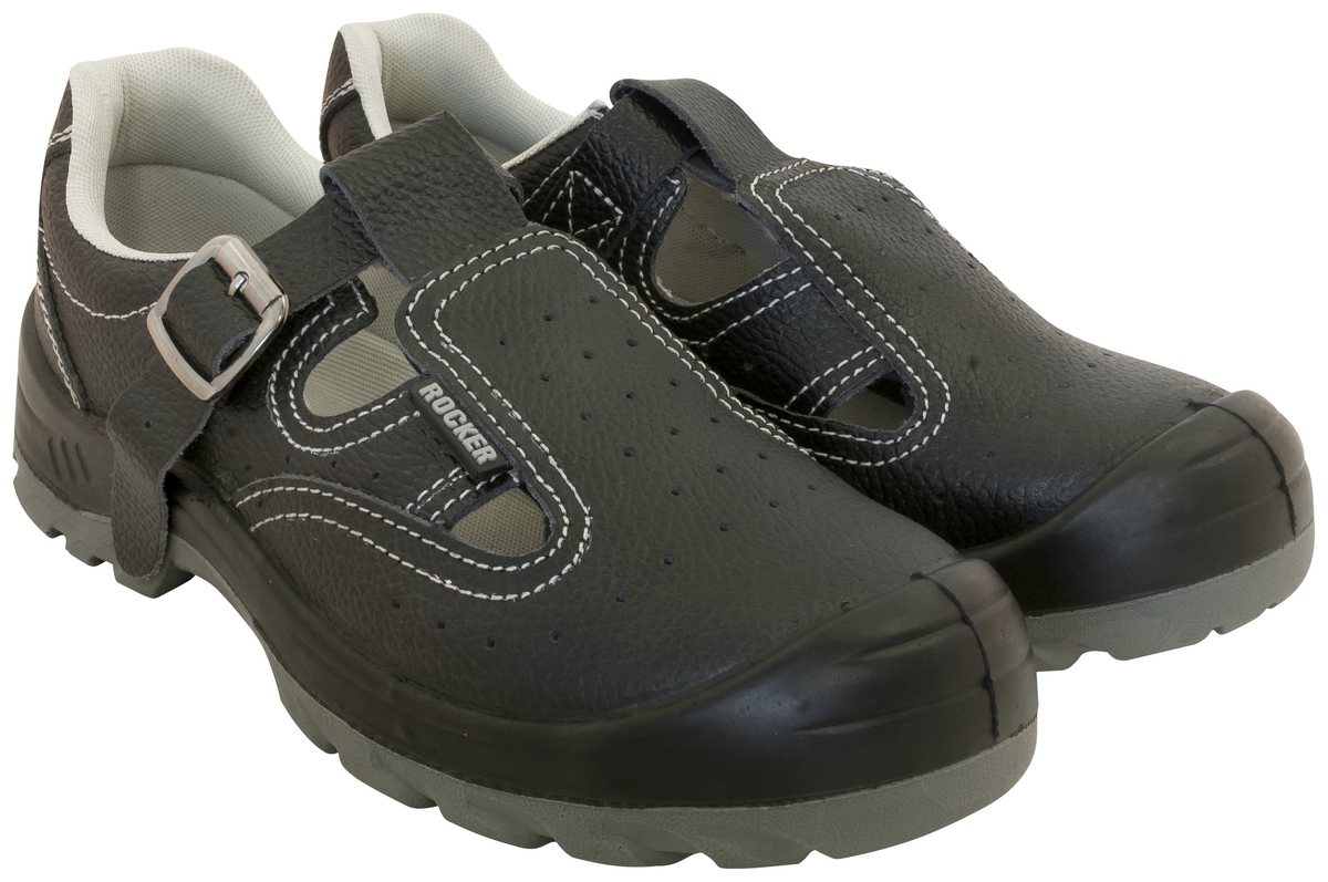 Sandals Oibre Leathar Nádúrtha Klamber 40