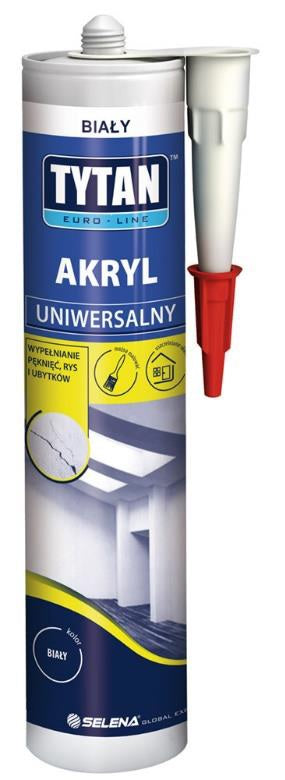 Akryl Euro-line 280ml Bílá