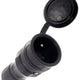 Rubberen fitting 2p+z 16a Extrem Ip54 Zwart