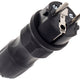 Straight Plug 2p+z 16a Extrem Uni Ip54 Black