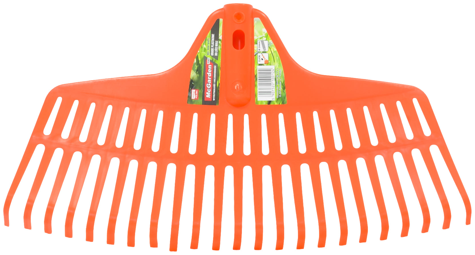Small Plastic Leaf Rake With Click Mounting