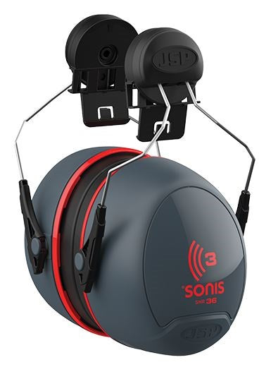 Cuffie antirumore/protezioni acustiche montate sul casco Jsp Sonis 3 Snr 36db