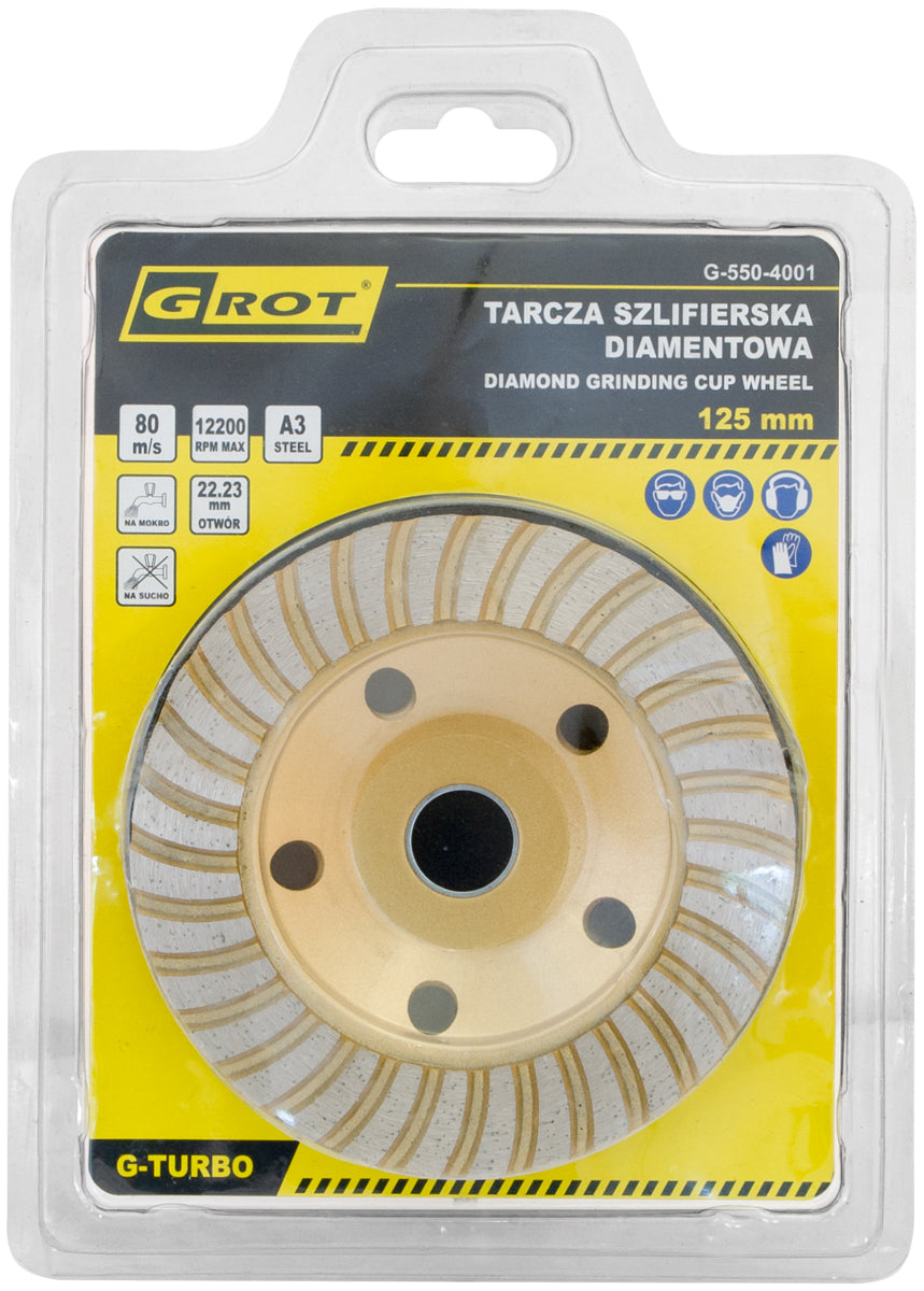 G-Turbo Diamant-Schleifscheibe 125 mm