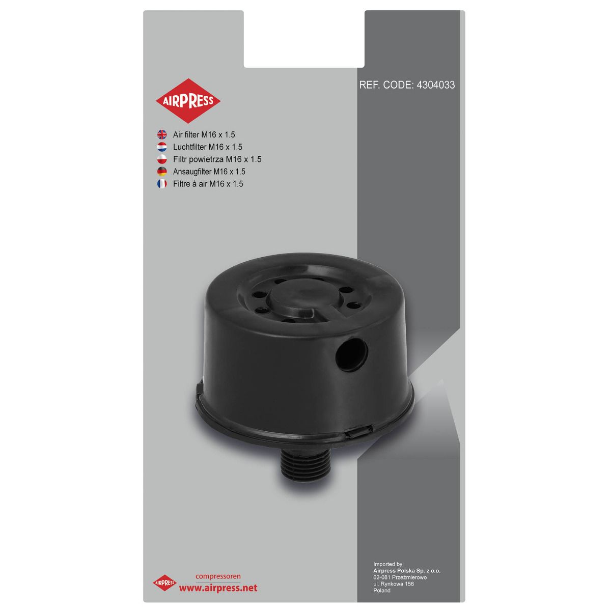 Sací filtr 3/8'' Pro Hl55/24 Hl155/50 Hlo215/25 Hl275/50