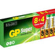 Super Alkaline Batteri Aaa Lr3 1,5v 12 Stk