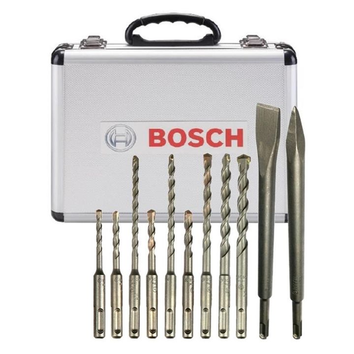 Sds-plus Chisel And Drill Set 11 Pcs In Case