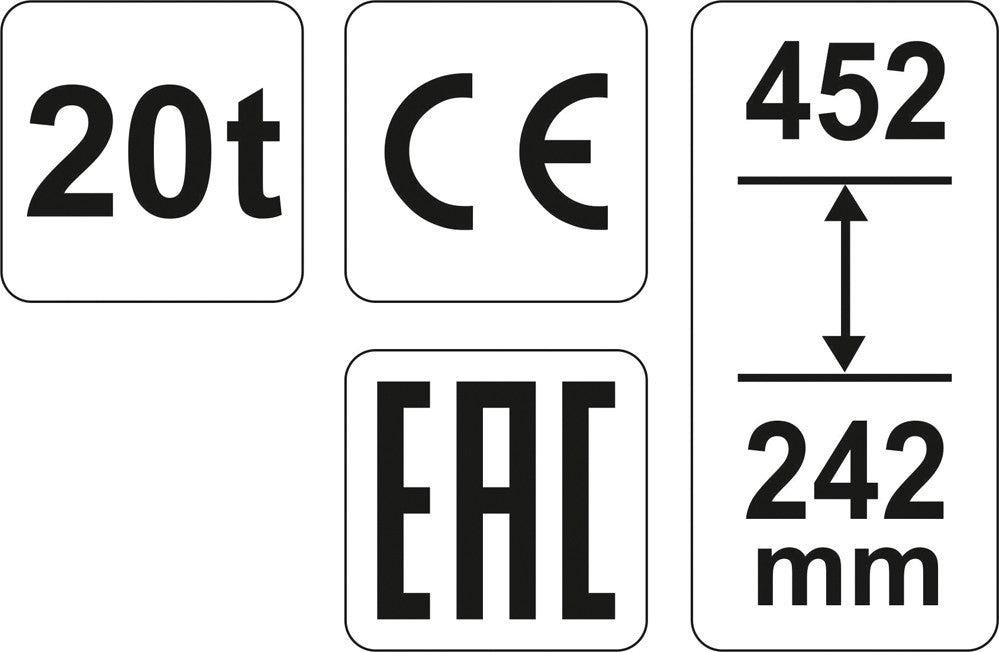 Cric hidraulic de 20t