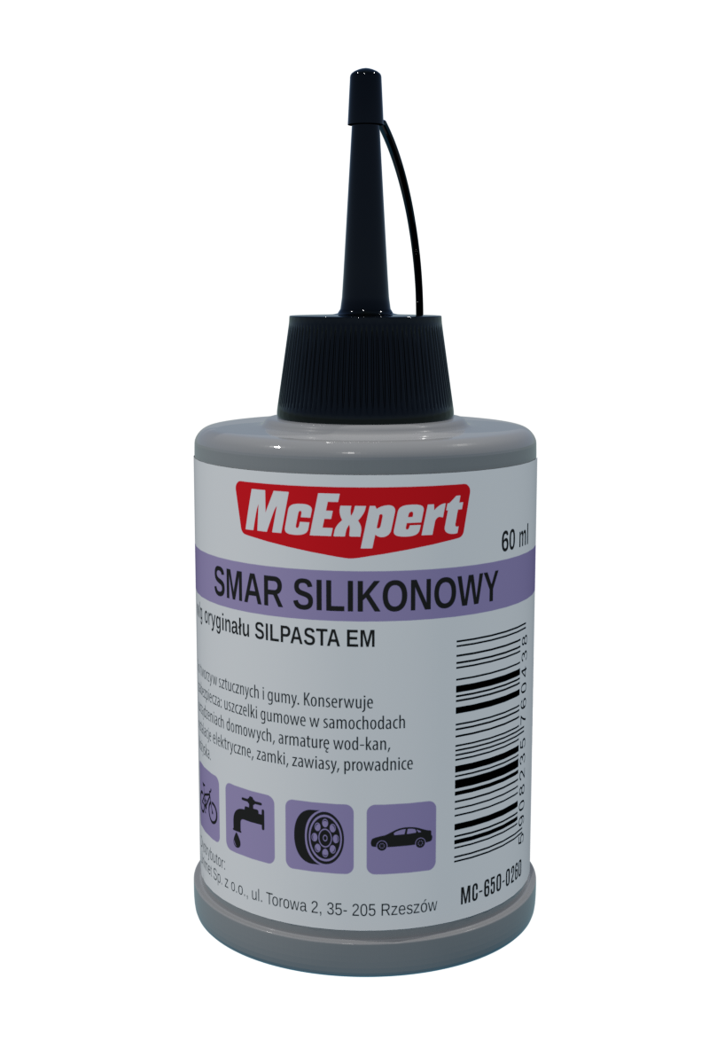 Silicone Lubricant Bottle With Bellows 60ml