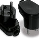 Ъглов щепсел Разглобяем 2p+z 16a 250v черен