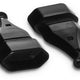 Flad stikkontakt 2.5a 250v Aftagelig Sort