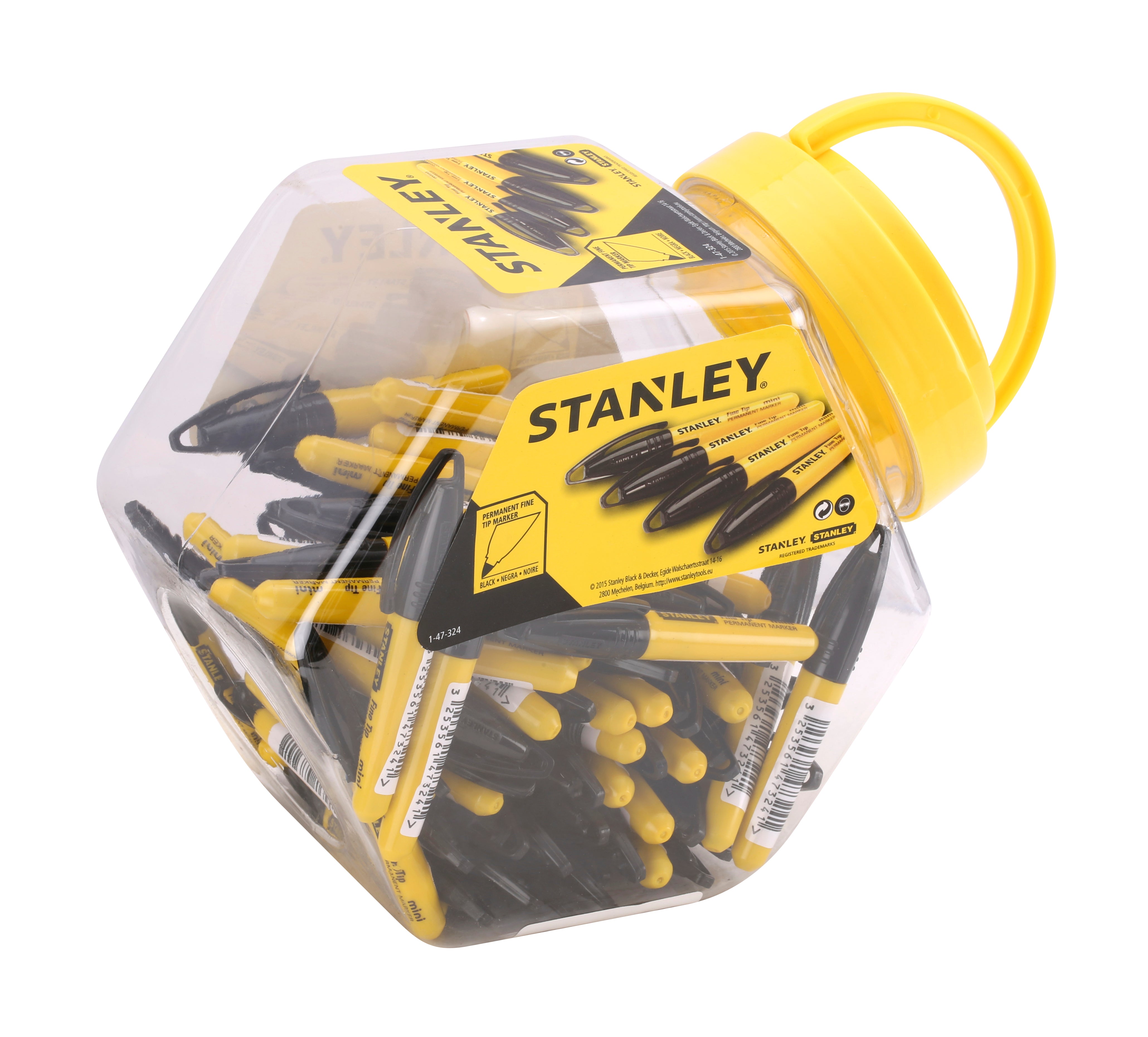 Stanley Mini Black Marker Rund Tip