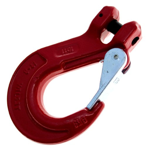 Gancio per imbracatura a forcella con sicurezza G8 8mm Wll2.0t