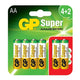 Super Alkaline Batterij Aa Lr6 1,5 V 6 St