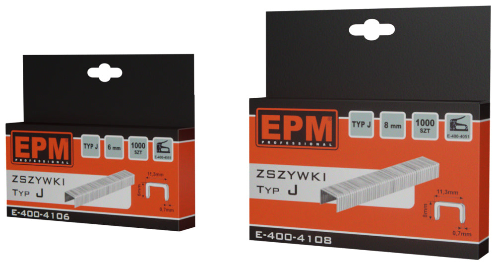 Spony 1000 ks 10mm J-010