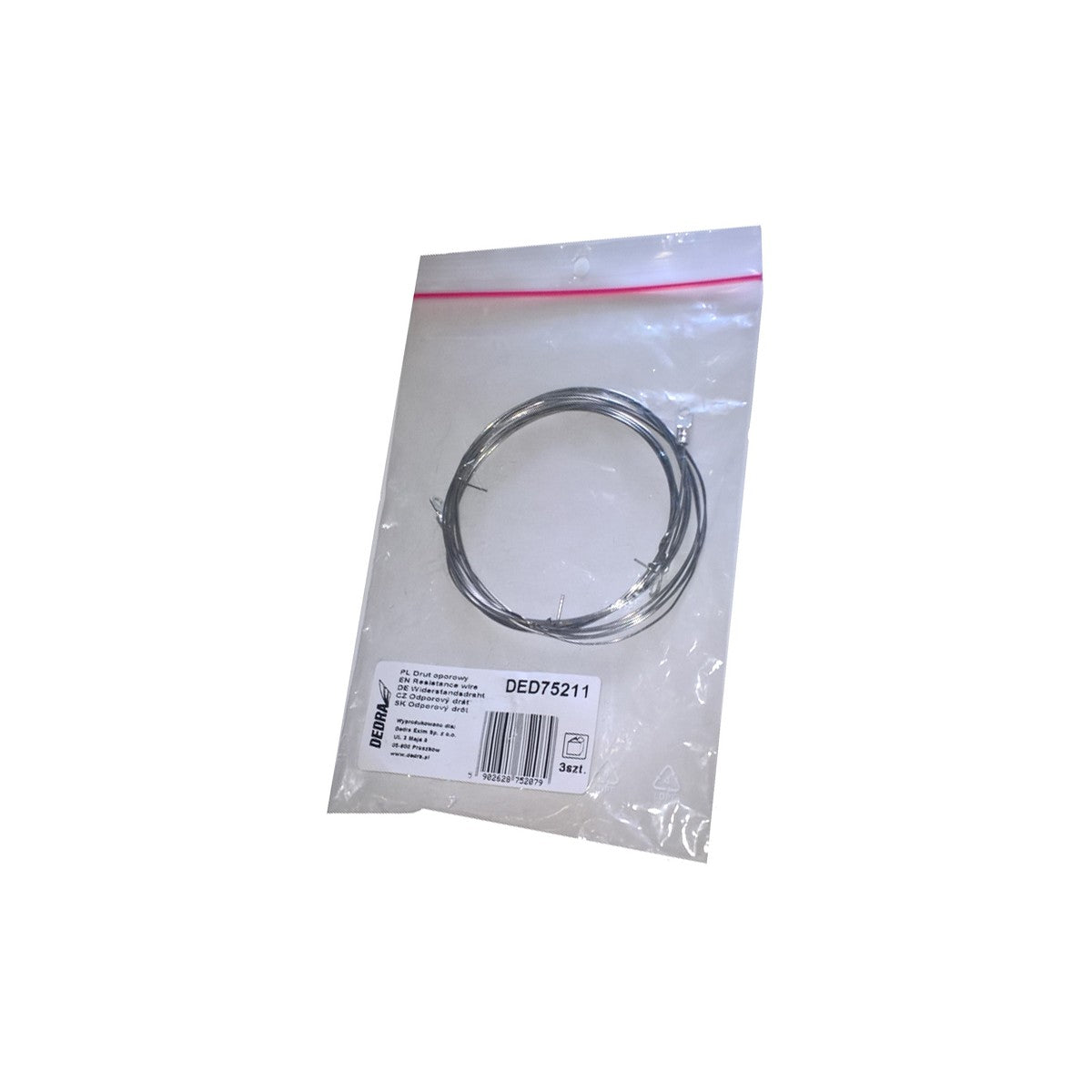 Weerstandsdraad 3 st. Snijlengte 1280 mm