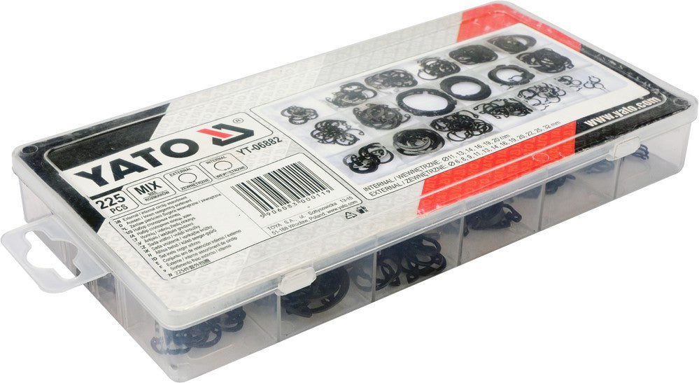 Set Anelli Seger Esterni E Interni 225 Pz