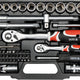Tool Set 1/2'' 1/4' 72 Pieces M