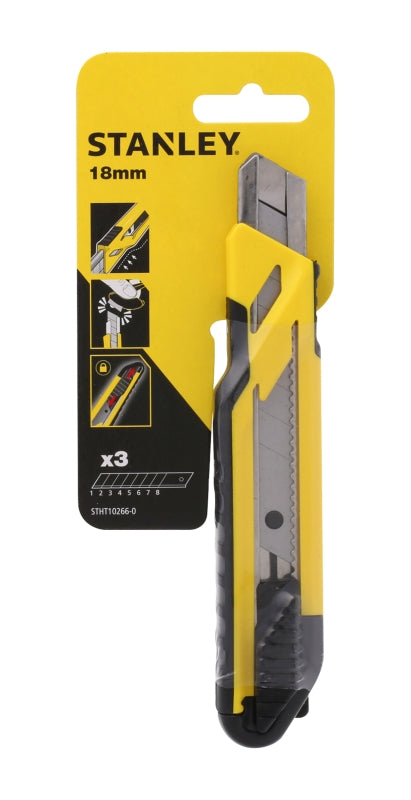 Coltello In Plastica Con 3 Lame Tpr 18mm