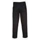 Calça protetora de cintura longa Calça de combate preta S887bks curta 30
