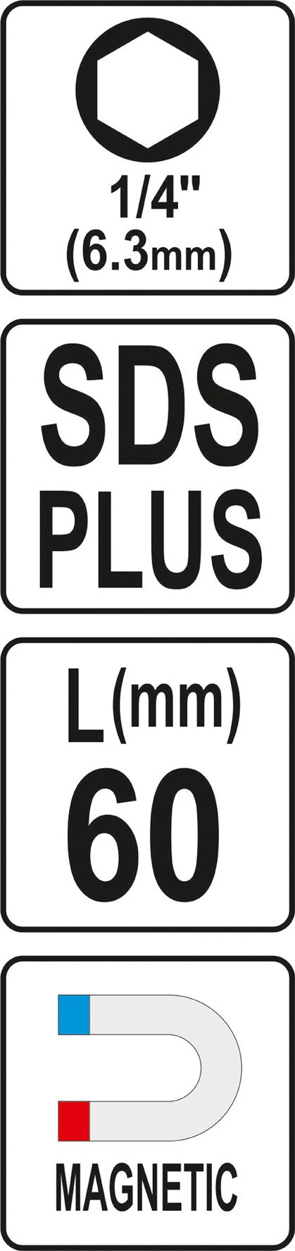 Sds Plus adaptér pro 1/4 bitů