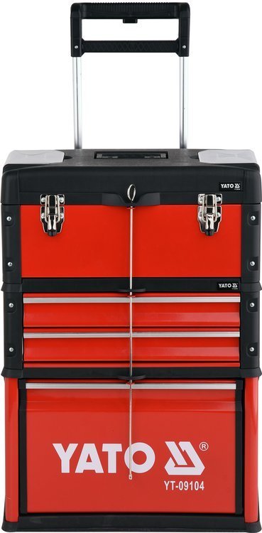 3-piece Tool Trolley With Tools