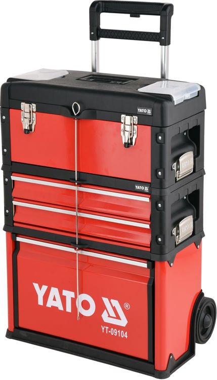 3-piece Tool Trolley With Tools