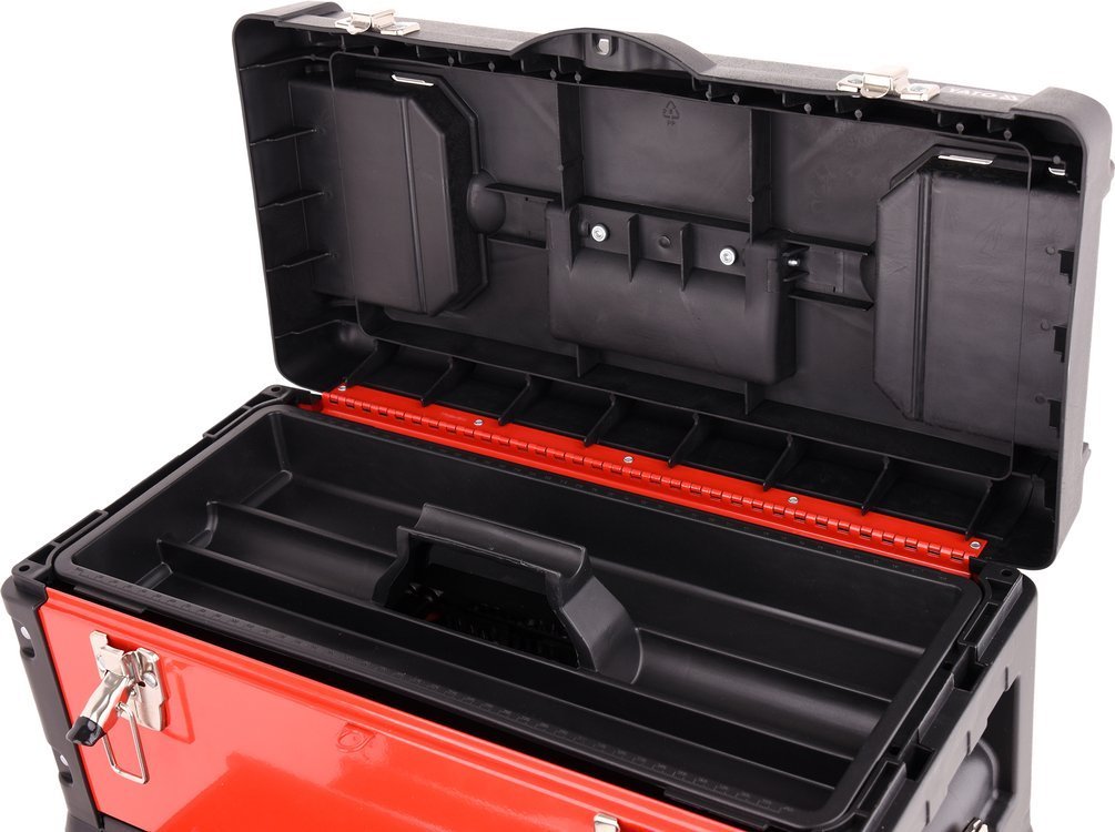 3-piece Tool Trolley With Tools