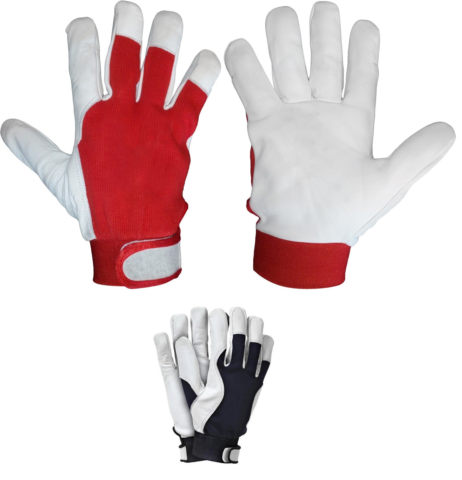 Mănuși din piele de capră Velcro Safeticult Pro Technik R.10