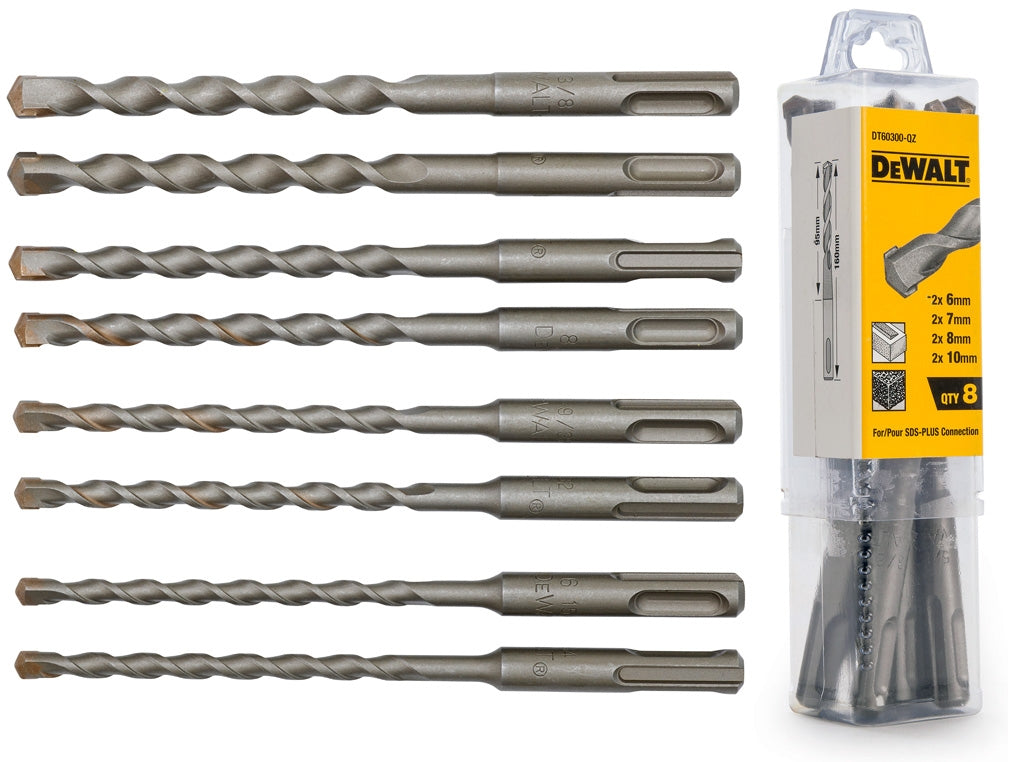 Sds+ Borrset 8 delar: 2* 67810*160mm